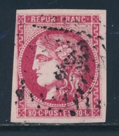 O N°49b - 80c Rose Vif - Signé Calves - TB - 1870 Bordeaux Printing