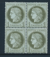 **/* N°50 - Bloc De 4 - 3 Ex ** - TB - 1871-1875 Ceres