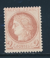 ** N°51 - 2c Rouge Brun - Signé Calves - TB - 1871-1875 Ceres