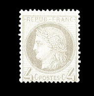 * N°52 - 4c Gris - TB - 1871-1875 Cérès