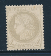 * N°52 - 4c Gris - Signé Calves - TB - 1871-1875 Ceres