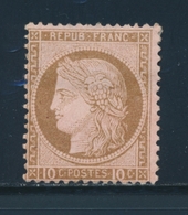 * N°54 - 10c Brun S/rose - TB - 1871-1875 Cérès