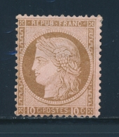 * N°54 - 10c Brun S/rose - TB - 1871-1875 Ceres