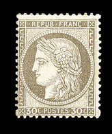 * N°56 - 30c Brun - Signé HOFINGER - TB - 1871-1875 Ceres