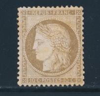 * N°58 - 10c Brun S/rose - B/TB - 1871-1875 Ceres