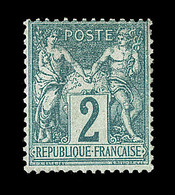 * N°62 - 2c Vert - Comme ** - TB - 1876-1878 Sage (Type I)