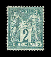 * N°62 - 2c Vert - TB - 1876-1878 Sage (Typ I)