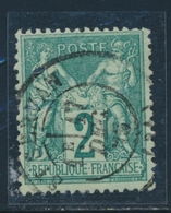 O N°62 - 2c Vert - Belle Oblit. St Sevran - TB - 1876-1878 Sage (Type I)