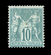 * N°65 - 10c Vert - TB - 1876-1878 Sage (Typ I)