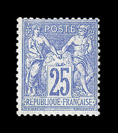 * N°68 - 25c Outremer - Signé Thiaude - TB - 1876-1878 Sage (Tipo I)
