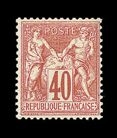 ** N°70 - 40c Rouge Orange - TB - 1876-1878 Sage (Type I)