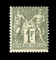 * N°72 - 1F Olive - TB - 1876-1878 Sage (Type I)