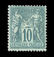 * N°76 - 10c Vert - TB - 1876-1878 Sage (Type I)