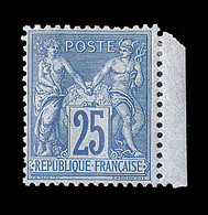 * N°79 - 25c Bleu - Petit BDF - TB - 1876-1878 Sage (Type I)