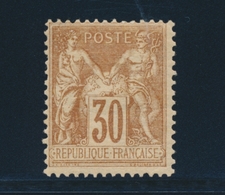 * N°80 - 30c Brun Jaune - TB - 1876-1878 Sage (Typ I)