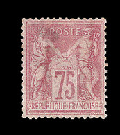 * N°81 - 75c Rose - TB - 1876-1878 Sage (Type I)