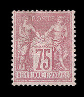 * N°81 - 75c Rose - Bon Centrage - Signé A. Brun - TB - 1876-1878 Sage (Typ I)