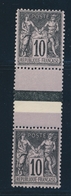 **/* N°89f - Tenant Par Interpanneau Au Type I - TB - 1876-1878 Sage (Type I)