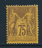 ** N°99 - 75c Violet S/orange - TB - 1876-1878 Sage (Type I)