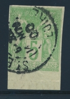 O N°102 - 5c Vert Jaune - ND - Type III - BDF - TB - 1876-1878 Sage (Type I)