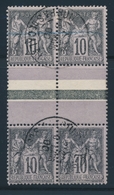 O N°103b - 2 Paires Verticales - TB - 1876-1878 Sage (Type I)