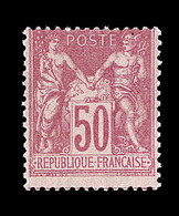 ** N°104 - 50c Rose - TB - 1876-1878 Sage (Tipo I)