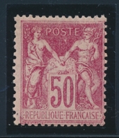 * N°104 - 50c Rose - TB - 1876-1878 Sage (Type I)