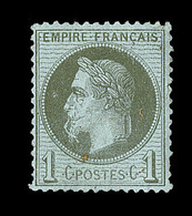 (**) N°25b - 1c Bronze - A La Cigarette - TB - Unclassified