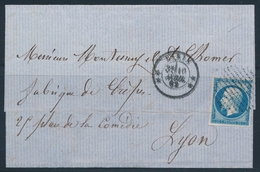 LAC N°14B - Obl. Cachet De Points - Càd 4 étoiles - Paris - Avril 1862 - N°3311 - Ind. 25 - TB - 1849-1876: Periodo Clásico