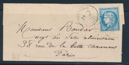 L N°60A - Obl. GC (B) 1382 - Càd (B) Egreville - 13/6/73 - TB - 1849-1876: Periodo Clásico