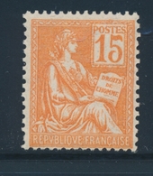 ** N°117 - 15c Orange - TB - 1900-02 Mouchon