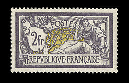 ** N°122b - 2F Violet Foncé Et Jaune - TB - 1900-27 Merson