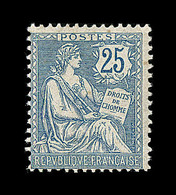 ** N°127 - 25c Bleu - TB - 1900-02 Mouchon