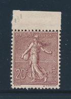 ** N°131 - 20c Brun Lilas - BDF - TB - 1903-60 Säerin, Untergrund Schraffiert