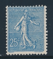 ** N°132 - 25c Bleu - TB - 1903-60 Semeuse Lignée