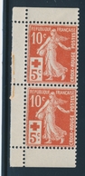 ** N°147 - Paire Vertic. De Carnet - TB - Unused Stamps