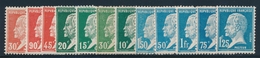 ** N°170/81 - TB - Unused Stamps