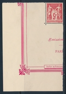 ** N°216 - Coin De Bloc - TF - TB - Unused Stamps