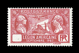 ** N°241b - Légion Américaine Rouge - Sans Valeur Ds Le Cartouche  (90c) - Signé Brun - TB - Unused Stamps