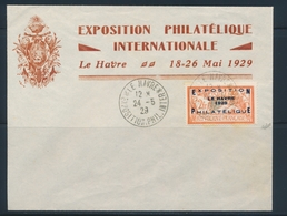 L N°257A - Obl. Expo Le Havre - 24/5/29 - S/env. à Entête De L'Expo - TB - Unused Stamps