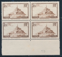 ** N°260a - Type I - Bloc De 4 - BDF - TB - Neufs