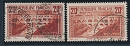 O N°262A Et 262Aa - Type I - Dent. 13½ X 13 - Chaudron Et Chaudron Clair - TB - Ungebraucht