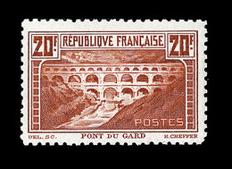 ** N°262B - 20F Pont Du Gard - Dent. 11 - TB - Neufs