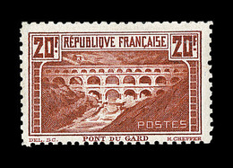 ** N°262B - 20F Pont Du Gard - Dent. 11 - Signé Calves - TB - Unused Stamps