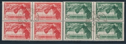 O N°354/55 - Bloc De 4 - Obl. Centrale - TB - Unused Stamps