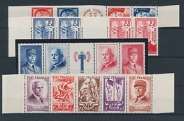 ** N°566b, 571A, 580A, 833A = 4 Bdes - TB - Unused Stamps