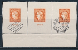 **/O N°841b - Bde De 3 - BDF Inf. - 2 Ex Obl. - TB - Unused Stamps