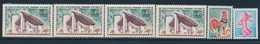 ** N°1233a, 1331Ab, 1435b (x4) - TB - Unused Stamps