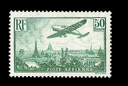 ** N°14 - 50F Vert Jaune - Signé JF Brun - TB - 1927-1959 Postfris