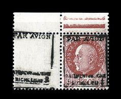 ** N°3 - 1F50 Brun Rouge - CDF - Surcharge S/Pont - Signé Calves - TB - Military Airmail